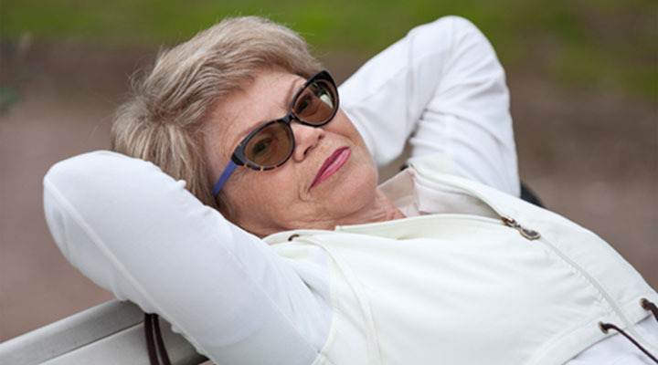 Women over 50 years old, exercising outdoors