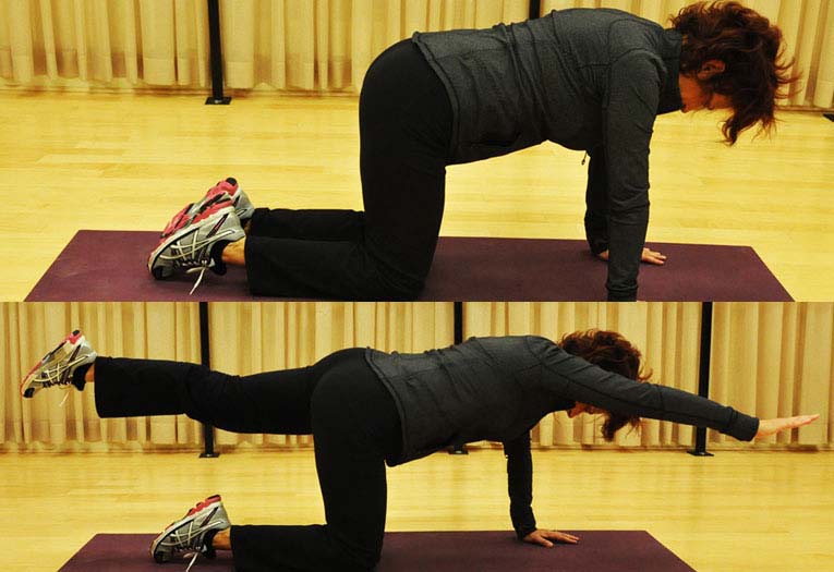 This exercise is great for the muscles that support your spine, your balance and your brain health.