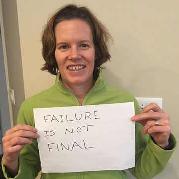 Your Personal trainer says : Failure is not Final