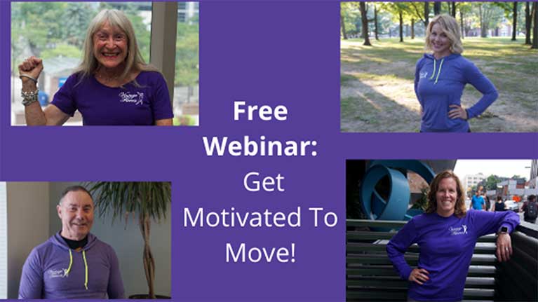 Free webinar on February 24th at 11:00am to motivate you to exercise 