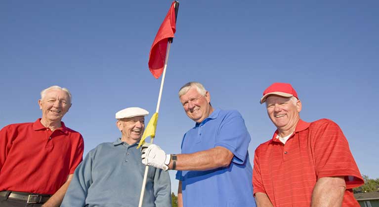 Seniors are excited to get back to play golf. It demands stamina, shoulder and hip mobility and leg strength