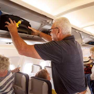 Put Your Luggage in the Overhead Storage With Ease
