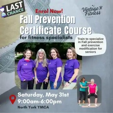 Last Call: Fall Prevention Certificate Course – May 31st