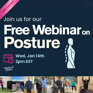 Last Chance: Free Posture Webinar for Seniors This Wednesday