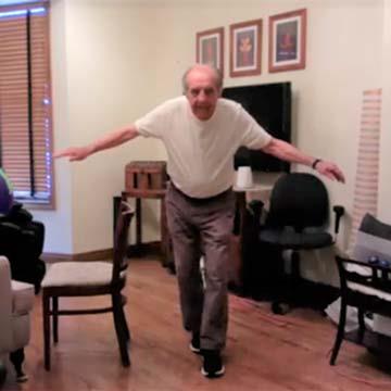 Tony’s Balance Has Improved During CoVid Isolation with Virtual Personal Training