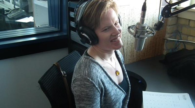 Erin at Ward and Al radio Show talking about online personal training for adults 50 plus