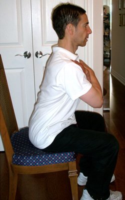 Seated abdominal work - After walk exercises